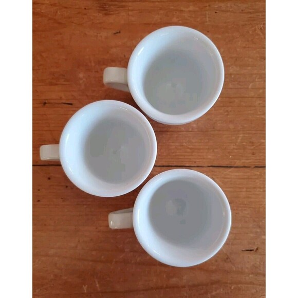 Cuisinox Signature Series Porcelain Espresso 3 Cups 4 Saucers White - Picture 4 of 9